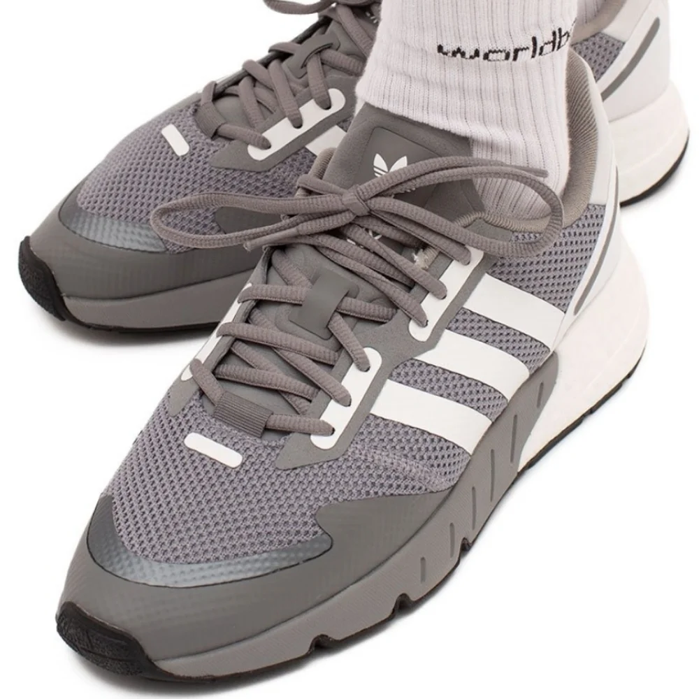 Adidas Originals ZX 1K Boost Sneakers Gray NEW